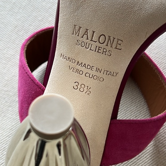 Malone Souliers Gold Heel Sandals - Picture 4 of 10